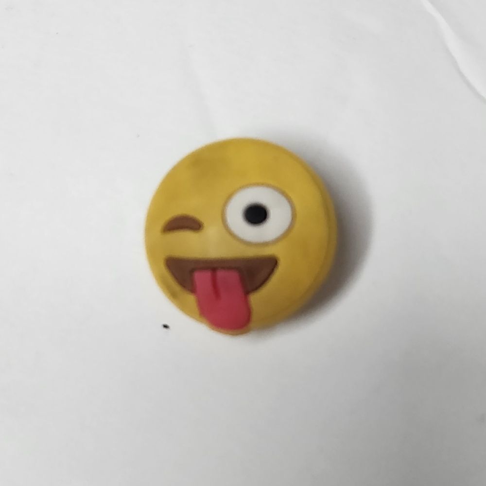 Jibbits Shoe Charm for CROCS smile emoji